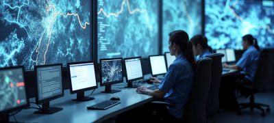 Futuristic technology concept